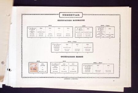 1874-1940 Old-time Hungary collection on pages, plus