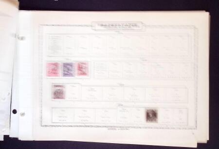 1874-1940 Old-time Hungary collection on pages, plus