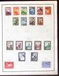 1874-1940 Old-time Hungary collection on pages, plus