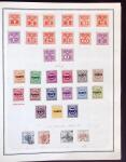 1874-1940 Old-time Hungary collection on pages, plus