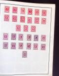 1874-1940 Old-time Hungary collection on pages, plus