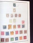 1874-1940 Old-time Hungary collection on pages, plus