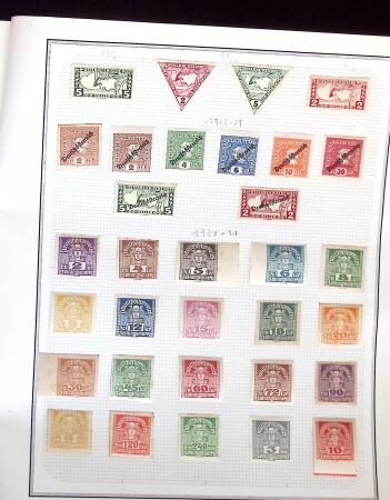 1874-1940 Old-time Hungary collection on pages, plus