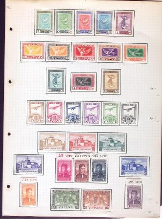 1920-36, Old-time airmail selection on pages, mint,