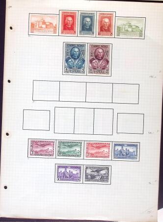1920-36, Old-time airmail selection on pages, mint,