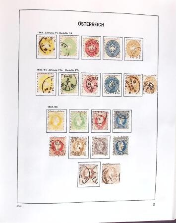 1850-2000 Mint & used collection of Austria in three