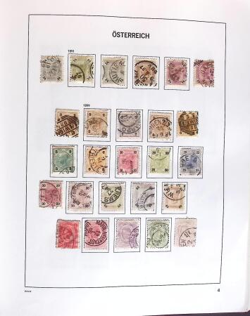1850-2000 Mint & used collection of Austria in three