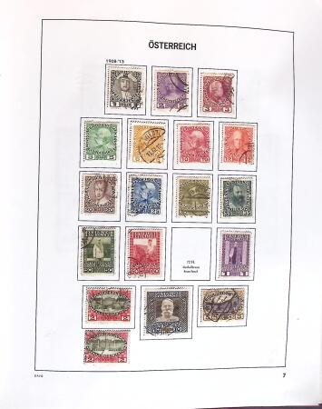 1850-2000 Mint & used collection of Austria in three