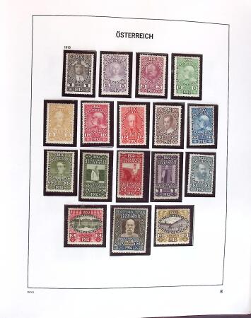 1850-2000 Mint & used collection of Austria in three