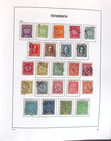 1850-2000 Mint & used collection of Austria in three