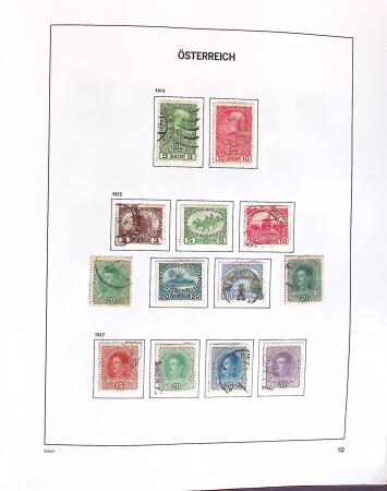 1850-2000 Mint & used collection of Austria in three