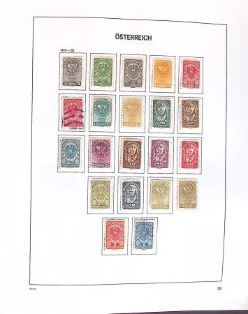 1850-2000 Mint & used collection of Austria in three