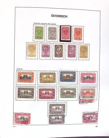 1850-2000 Mint & used collection of Austria in three