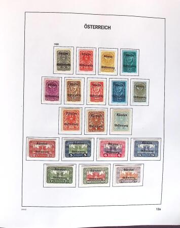 1850-2000 Mint & used collection of Austria in three