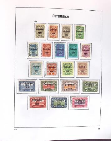 1850-2000 Mint & used collection of Austria in three