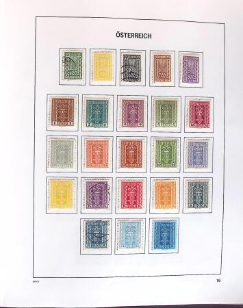 1850-2000 Mint & used collection of Austria in three
