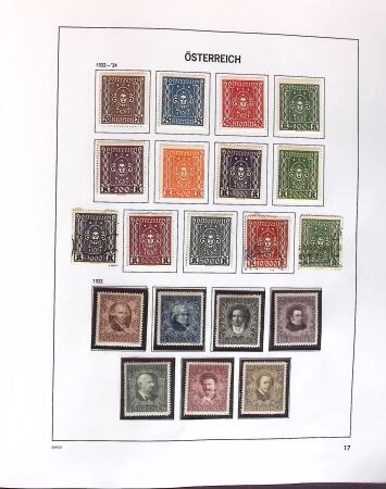 1850-2000 Mint & used collection of Austria in three