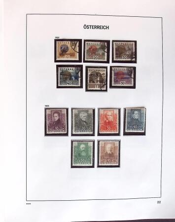 1850-2000 Mint & used collection of Austria in three