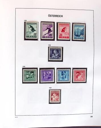 1850-2000 Mint & used collection of Austria in three