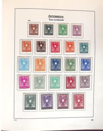 1850-2000 Mint & used collection of Austria in three