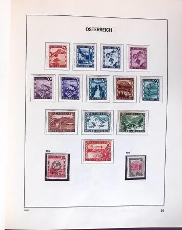 1850-2000 Mint & used collection of Austria in three