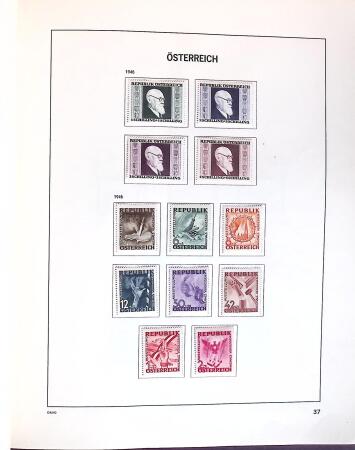 1850-2000 Mint & used collection of Austria in three