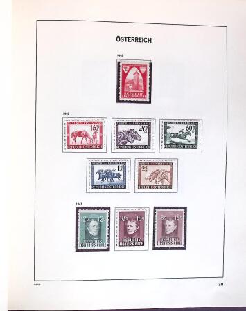 1850-2000 Mint & used collection of Austria in three