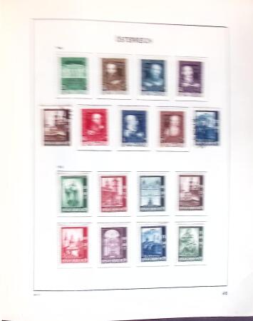 1850-2000 Mint & used collection of Austria in three