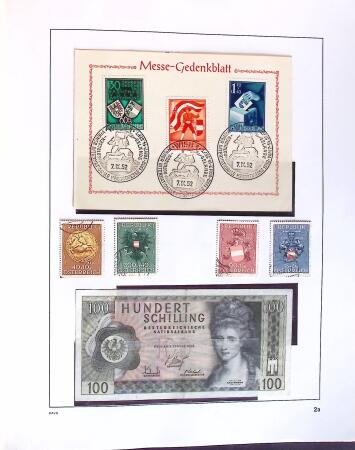1850-2000 Mint & used collection of Austria in three