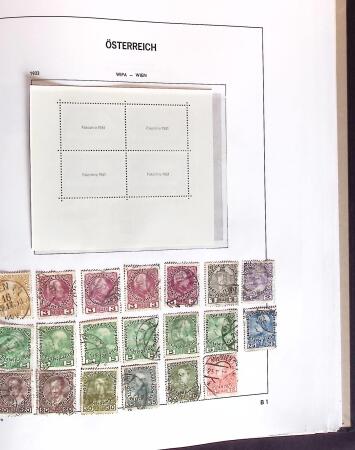 1850-2000 Mint & used collection of Austria in three