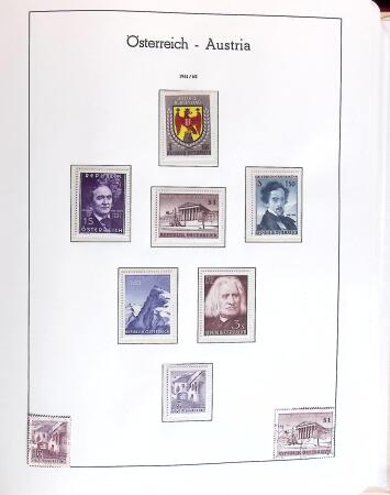 1850-2000 Mint & used collection of Austria in three