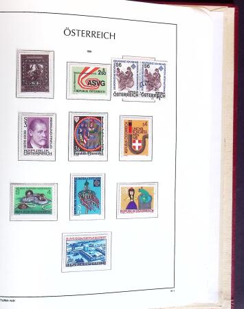 1850-2000 Mint & used collection of Austria in three