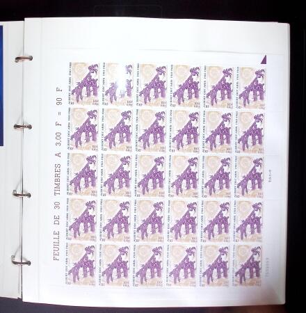 1880-2006 Succession avec une collection de timbres