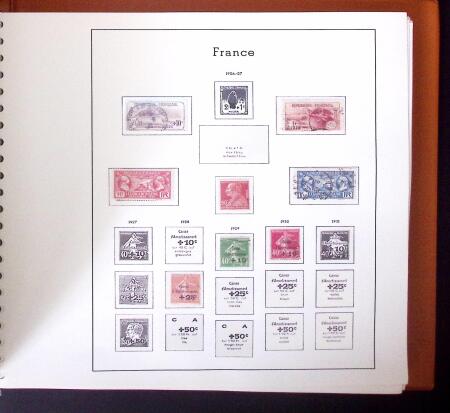 1880-2006 Succession avec une collection de timbres