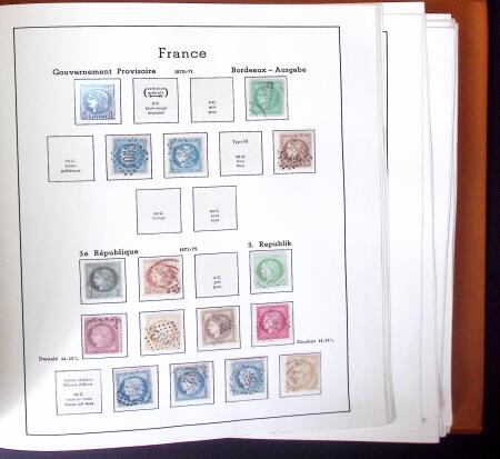 1880-2006 Succession avec une collection de timbres