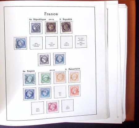 1880-2006 Succession avec une collection de timbres