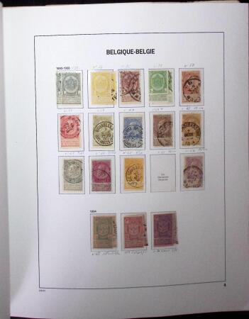 1849-2010 Mint & used collection of Belgium in 9 DAVO