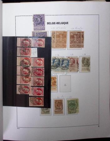 1849-2010 Mint & used collection of Belgium in 9 DAVO