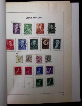 1849-2010 Mint & used collection of Belgium in 9 DAVO