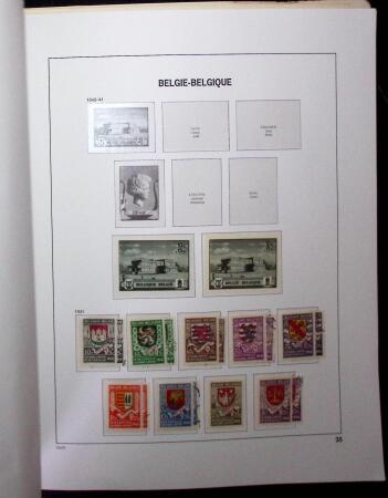 1849-2010 Mint & used collection of Belgium in 9 DAVO