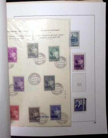 1849-2010 Mint & used collection of Belgium in 9 DAVO