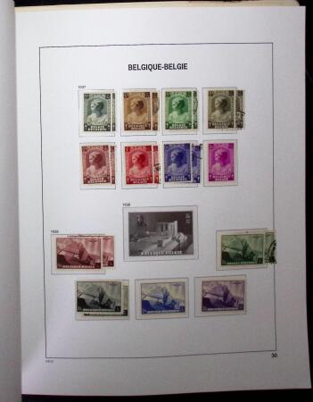 1849-2010 Mint & used collection of Belgium in 9 DAVO
