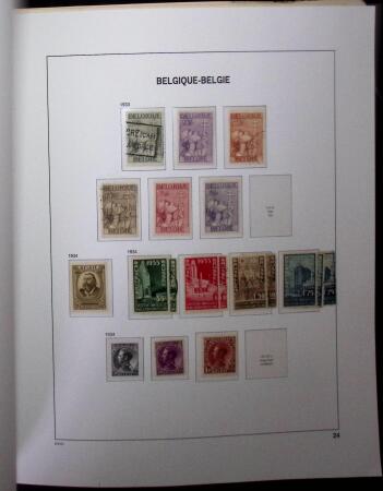1849-2010 Mint & used collection of Belgium in 9 DAVO