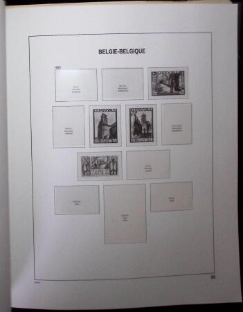 1849-2010 Mint & used collection of Belgium in 9 DAVO