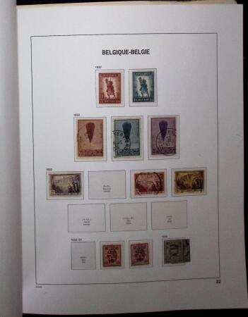 1849-2010 Mint & used collection of Belgium in 9 DAVO