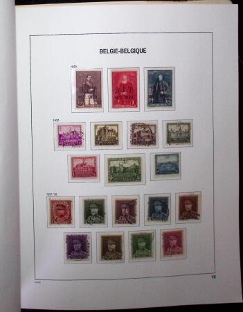 1849-2010 Mint & used collection of Belgium in 9 DAVO