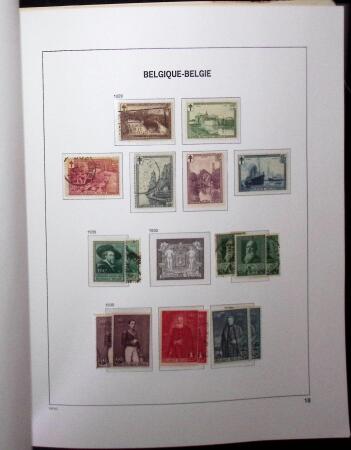 1849-2010 Mint & used collection of Belgium in 9 DAVO