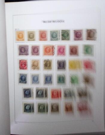 1849-2010 Mint & used collection of Belgium in 9 DAVO