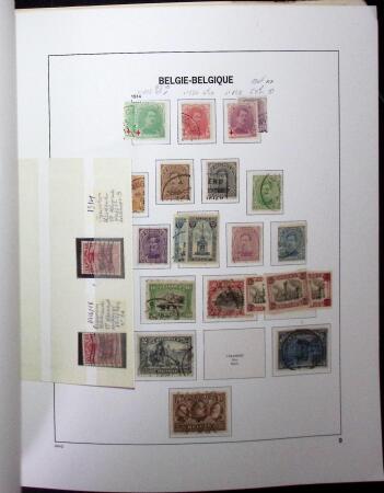 1849-2010 Mint & used collection of Belgium in 9 DAVO