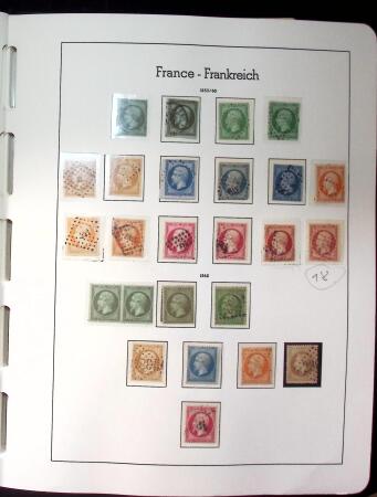 1849-2004 Collection de France en 4 albums Leuchtturm,